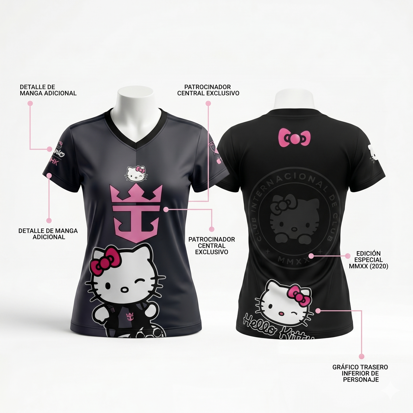 CAMISETA HELLO KITTY INTER MIAMI
