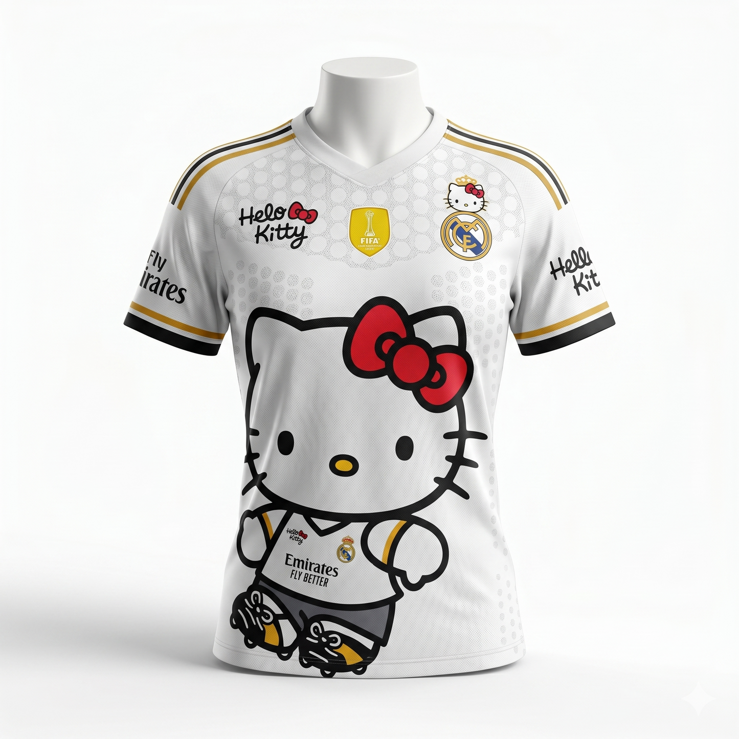CAMISETA HELLO KITTY REAL MADRID