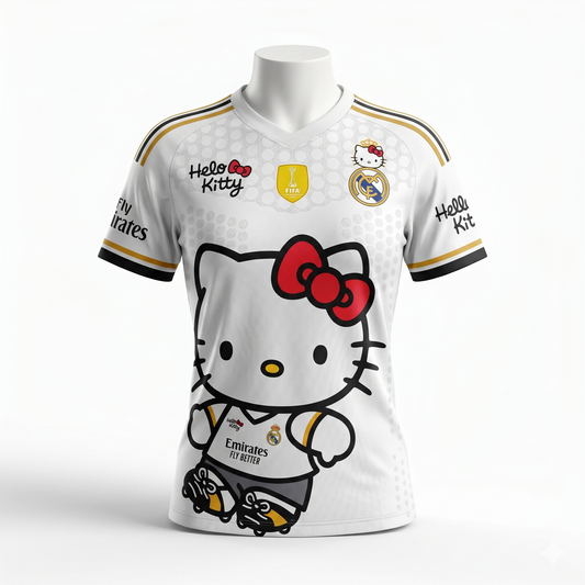 CAMISETA HELLO KITTY REAL MADRID